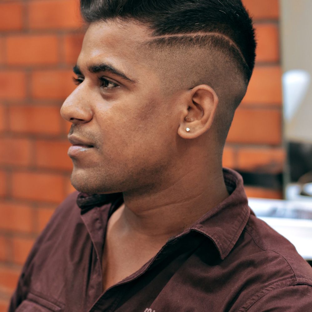 Corte social com acabamento na navalha