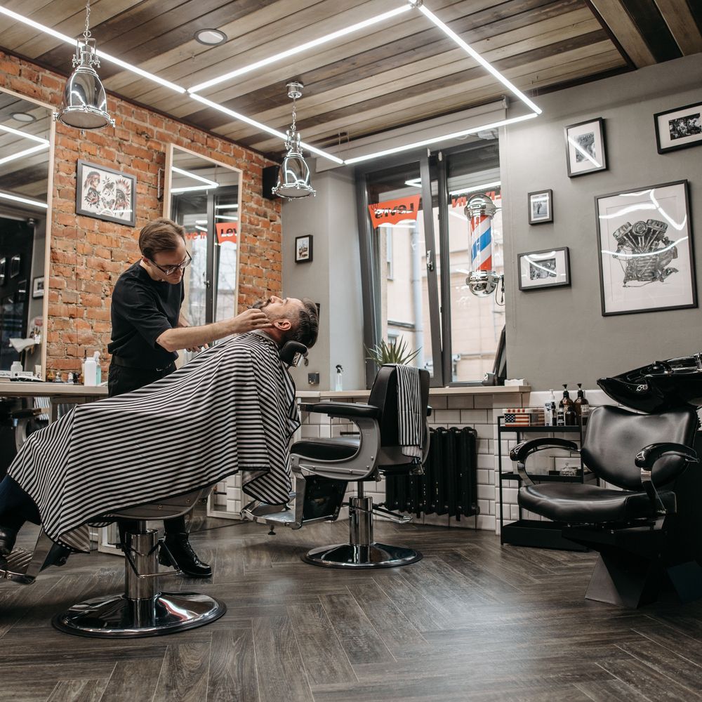 Ambiente da barbearia
